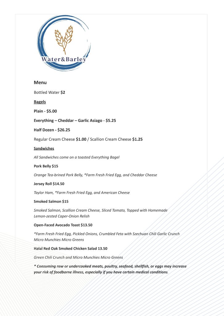 water and barley menu.docx page 1